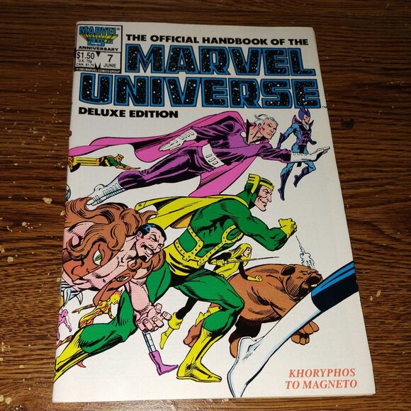 Official Handbook of Marvel Universe Deluxe #7 Khoryphos to Magneto - Picture 1 of 3